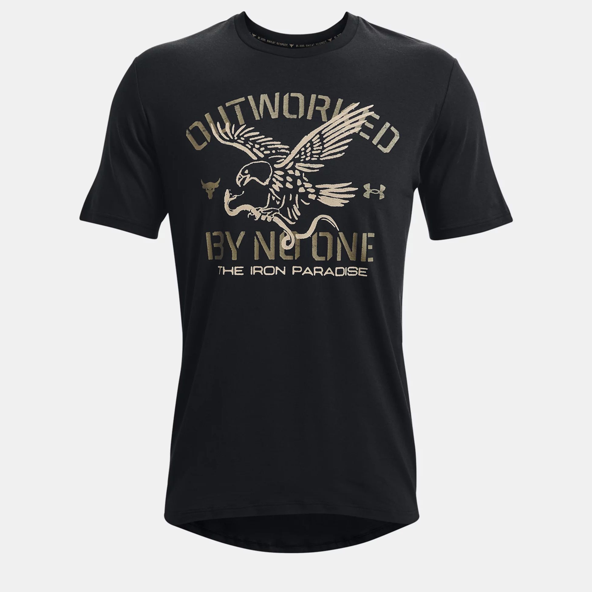 T-Shirts & Polo -  under armour Project Rock Outworked Short Sleeve